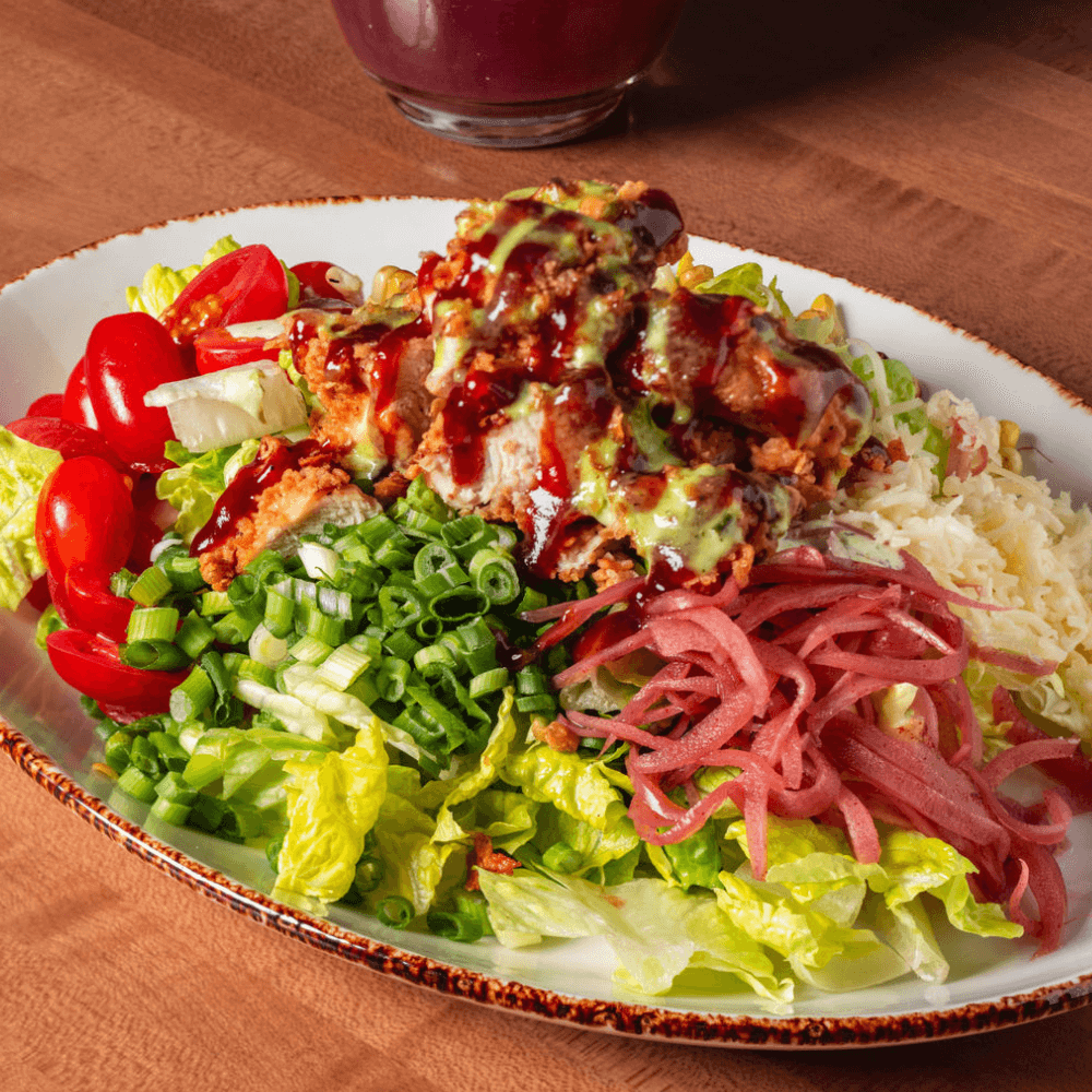 BBQ chicken chopped salad