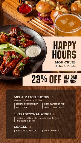 Happy Hour Specials